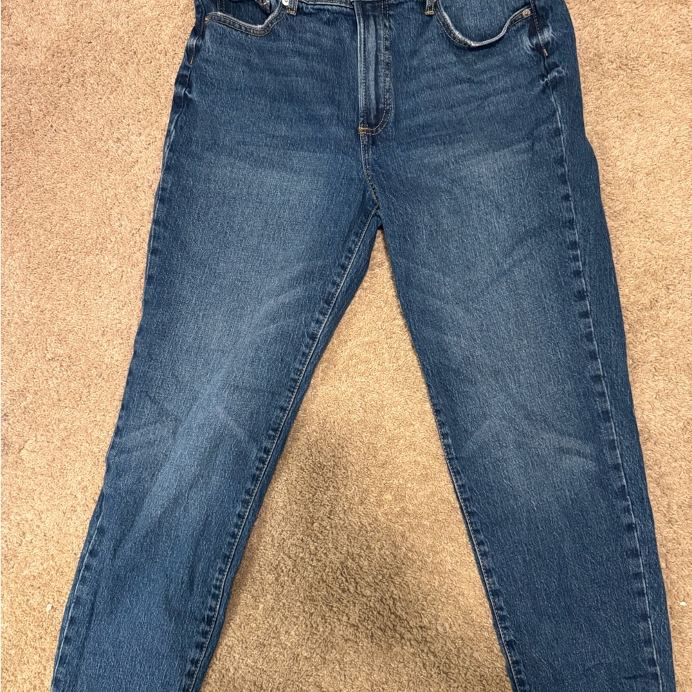Women's Straight Leg Jeans - Blue